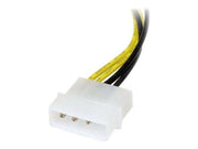 StarTech.com LP4 zu 8 Pin PCI Express Video Card Strom Kabel Adapter - Stromadapter