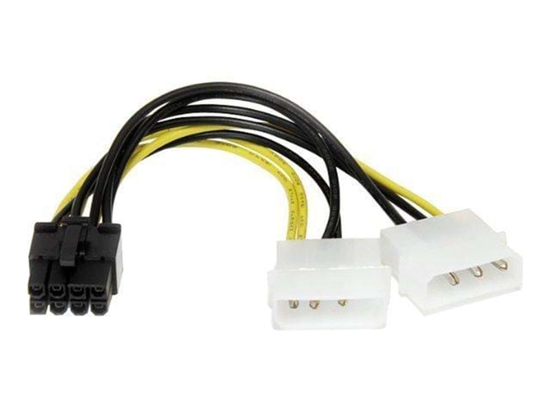 StarTech.com LP4 zu 8 Pin PCI Express Video Card Strom Kabel Adapter - Stromadapter