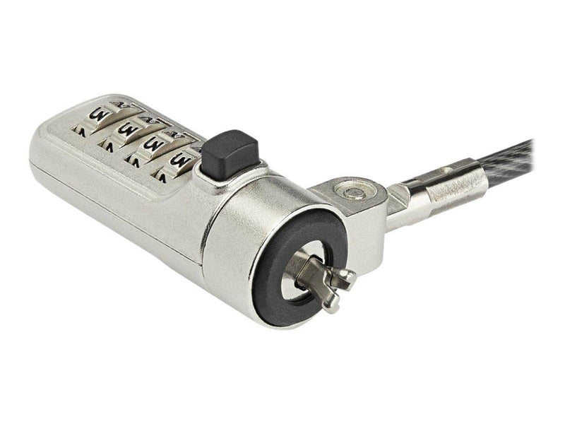 StarTech.com Laptop Cable Lock - Combination Lock for Wedge Lock Slot security cable lock