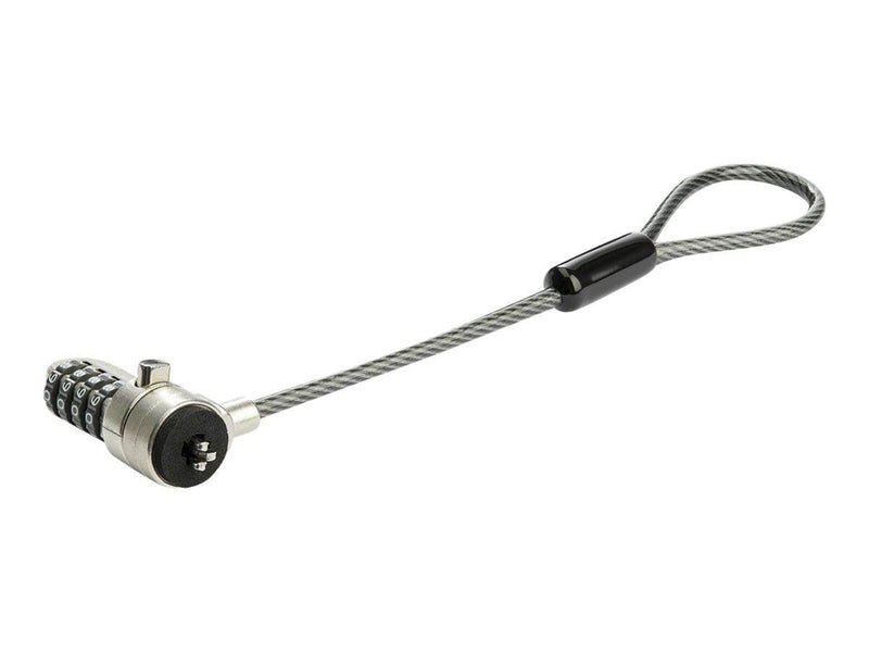 StarTech.com Laptop Cable Lock Expansion Loop - 6" / 15 cm Branch Cable & K-Slot Combination Lock - Computer Security Cable (BRNCHLOCK) security cable lock