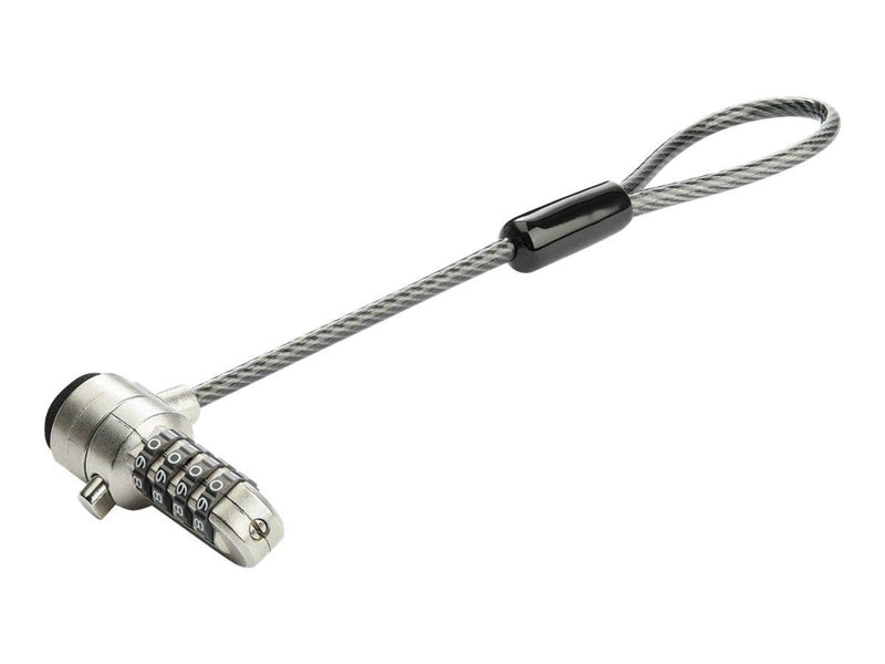StarTech.com Laptop Cable Lock Expansion Loop - 6" / 15 cm Branch Cable & K-Slot Combination Lock - Computer Security Cable (BRNCHLOCK) security cable lock