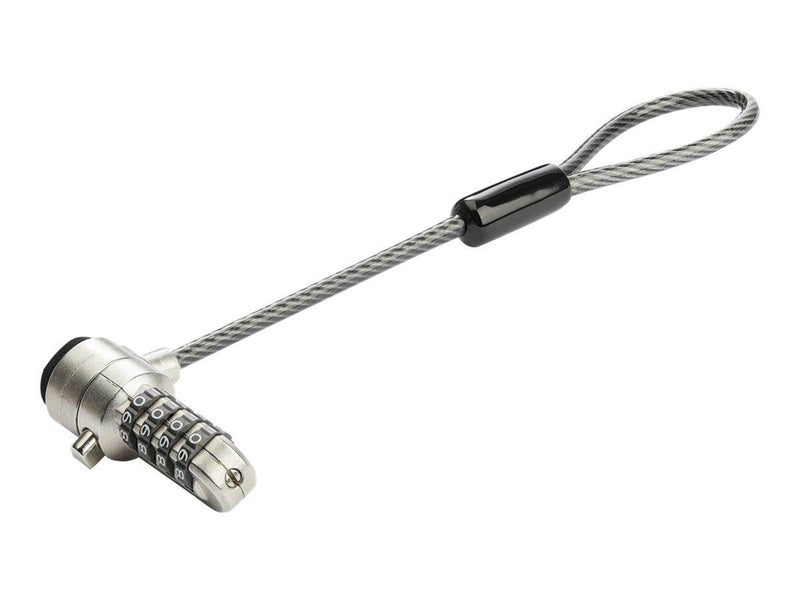 StarTech.com Laptop Cable Lock Expansion Loop - 6" / 15 cm Branch Cable & K-Slot Combination Lock - Computer Security Cable (BRNCHLOCK) security cable lock