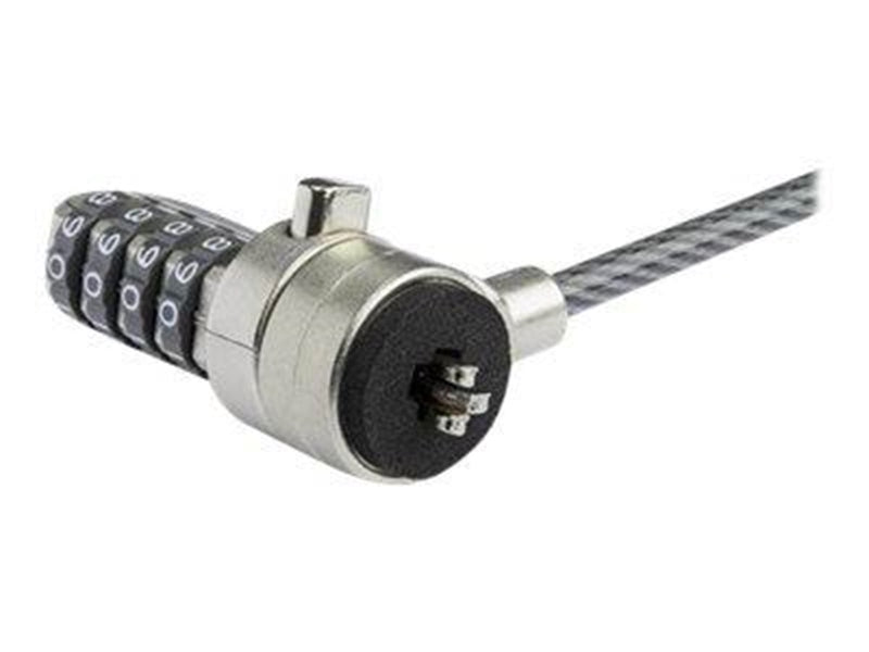 StarTech.com Laptop Cable Lock Expansion Loop - 6" / 15 cm Branch Cable & K-Slot Combination Lock - Computer Security Cable (BRNCHLOCK) security cable lock
