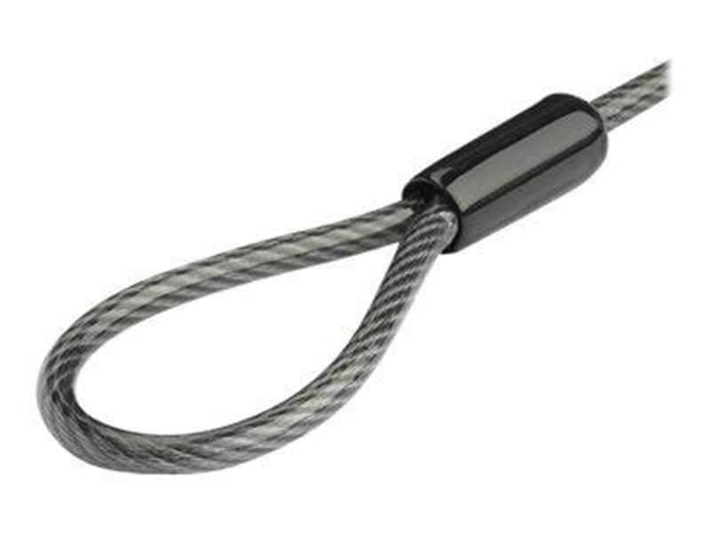 StarTech.com Laptop Cable Lock Expansion Loop - 6" / 15 cm Branch Cable & K-Slot Combination Lock - Computer Security Cable (BRNCHLOCK) security cable lock
