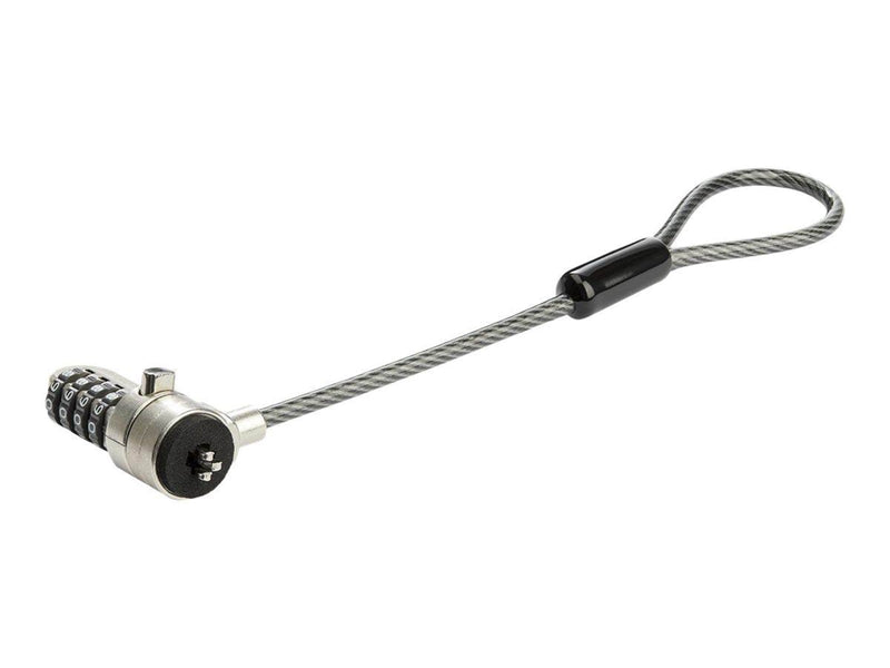 StarTech.com Laptop Cable Lock Expansion Loop - 6" / 15 cm Branch Cable & K-Slot Combination Lock - Computer Security Cable (BRNCHLOCK) security cable lock