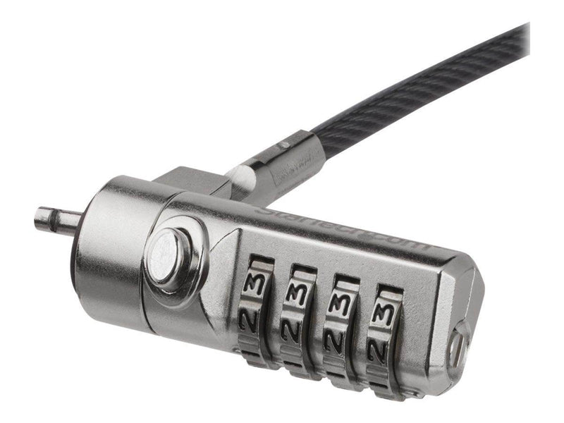 StarTech.com Laptop Cable Lock - Swivel Hinge - 4-Digit Combination Lock security cable lock