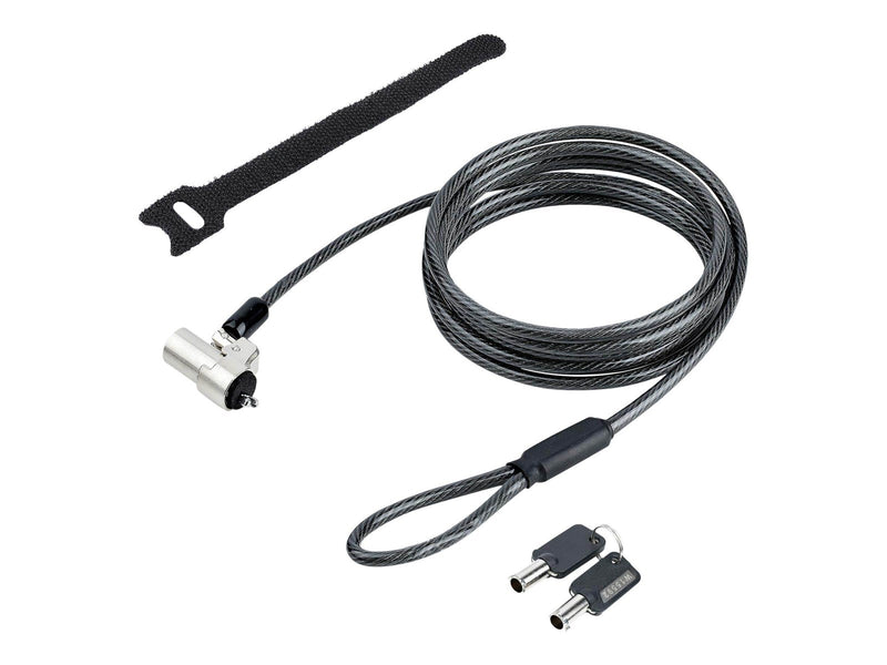 StarTech.com Laptop cable lock 6Ft Compatible With Noble Wedge Laptop Cable Lock 6Ft (2m) Anti-Theft Keyed Lock Security Cable