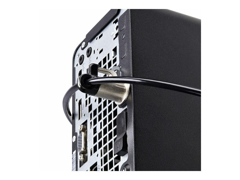 StarTech.com Laptop/Desktop & Peripheral Lock Kit 9.8ft (3m) Cable - workstation locking kit - theft-deterring - TAA Compliant