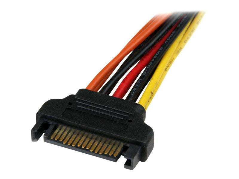 StarTech.com Latching SATA Power Y Splitter Cable Adapter - M/F - power splitter - 15.24 cm