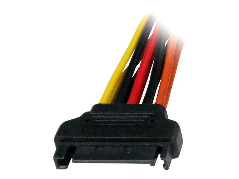 StarTech.com Latching SATA Power Y Splitter Cable Adapter - M/F - power splitter - 15.24 cm