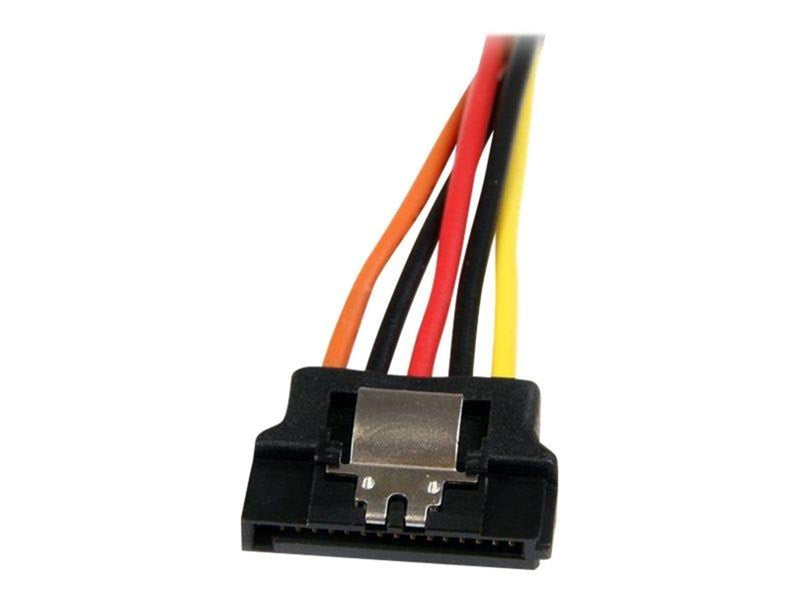 StarTech.com Latching SATA Power Y Splitter Cable Adapter - M/F - power splitter - 15.24 cm