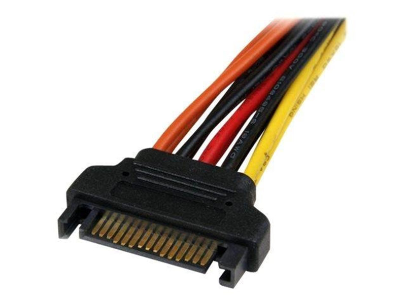 StarTech.com Latching SATA Power Y Splitter Cable Adapter - M/F - power splitter - 15.24 cm