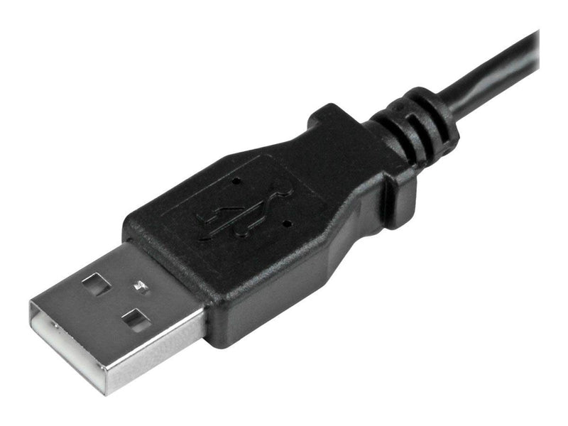 StarTech.com Left Angle Micro-USB Charge-and-Sync Cable M/M 28/24AWG - USB cable - 1 m