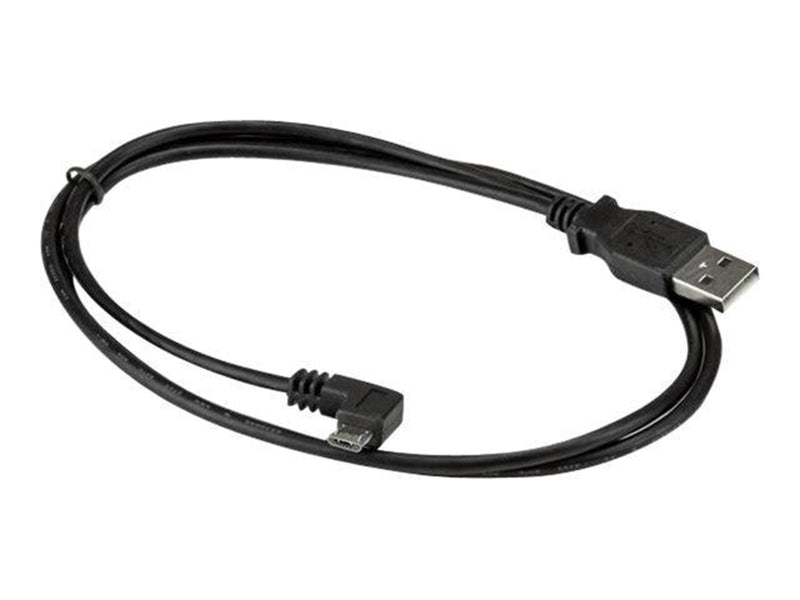 StarTech.com Left Angle Micro-USB Charge-and-Sync Cable M/M 28/24AWG - USB cable - 1 m