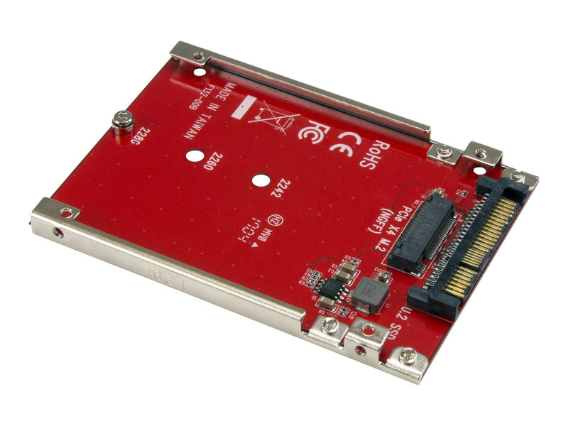 StarTech.com M.2 Drive to U.2 (SFF-8639) Host Adapter for M.2 PCIe NVMe SSDs - interfaceadapter - M.2 Card - U.2