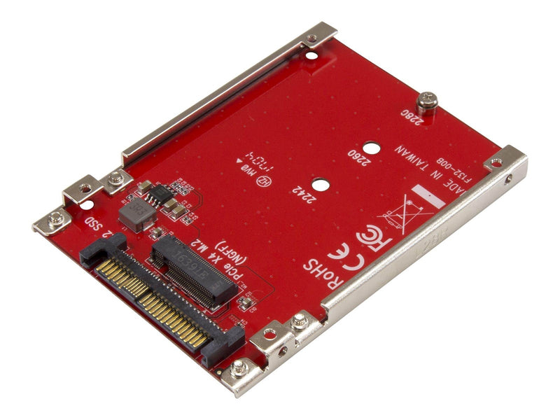 StarTech.com M.2 Drive to U.2 (SFF-8639) Host Adapter for M.2 PCIe NVMe SSDs - interfaceadapter - M.2 Card - U.2