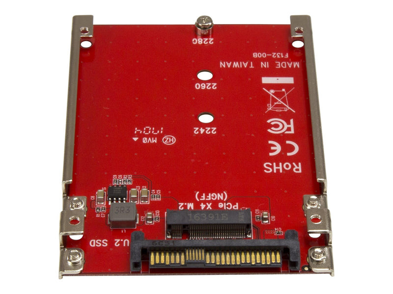 StarTech.com M.2 Drive to U.2 (SFF-8639) Host Adapter for M.2 PCIe NVMe SSDs - interfaceadapter - M.2 Card - U.2