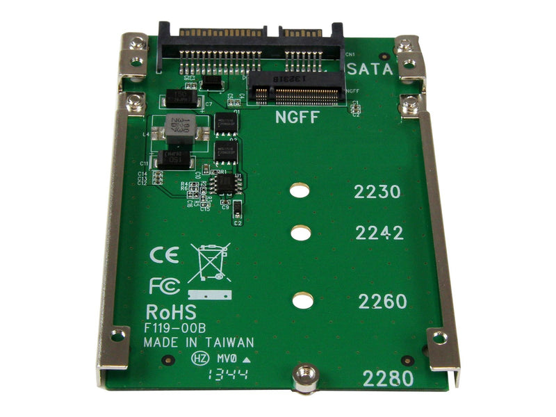 StarTech.com M.2 NGFF SSD zu 2.5in SATA Adapter Konverter