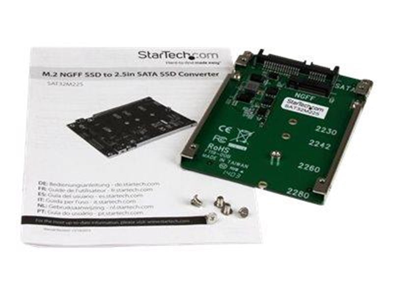 StarTech.com M.2 NGFF SSD zu 2.5in SATA Adapter Konverter
