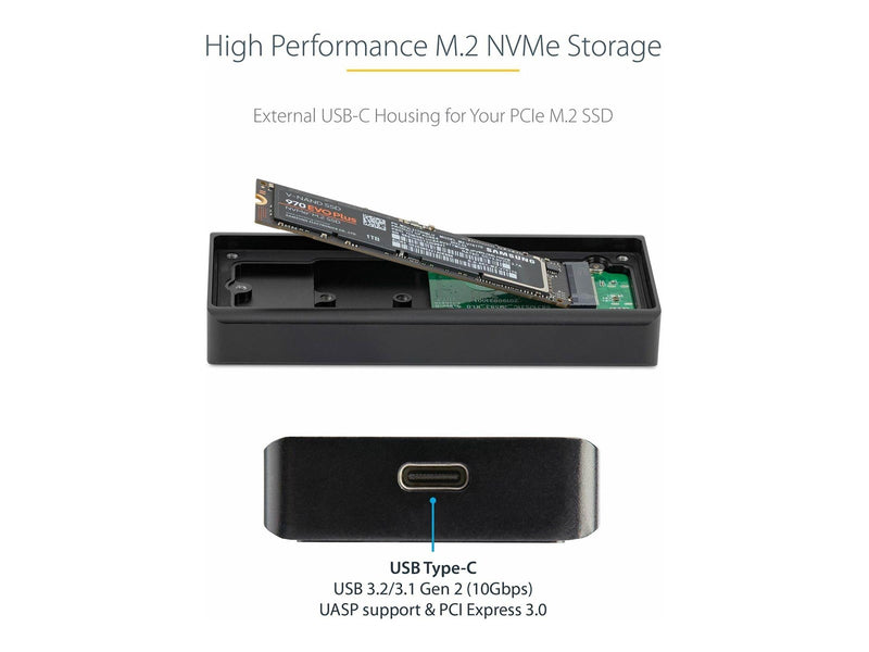 StarTech.com M.2 NVME PCIE SSD ENCLOSURE