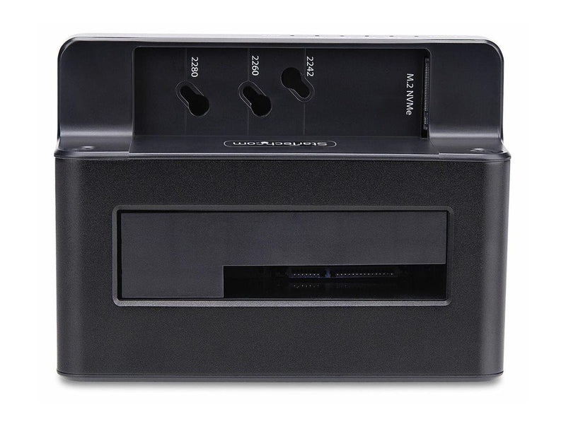 StarTech.com M.2 NVMe to 2.5/3.5" SATA Drive Duplicator Dual Bay Cloner - solid state / hard drive duplicator - TAA Compliant