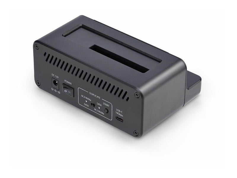 StarTech.com M.2 NVMe to 2.5/3.5" SATA Drive Duplicator Dual Bay Cloner - solid state / hard drive duplicator - TAA Compliant