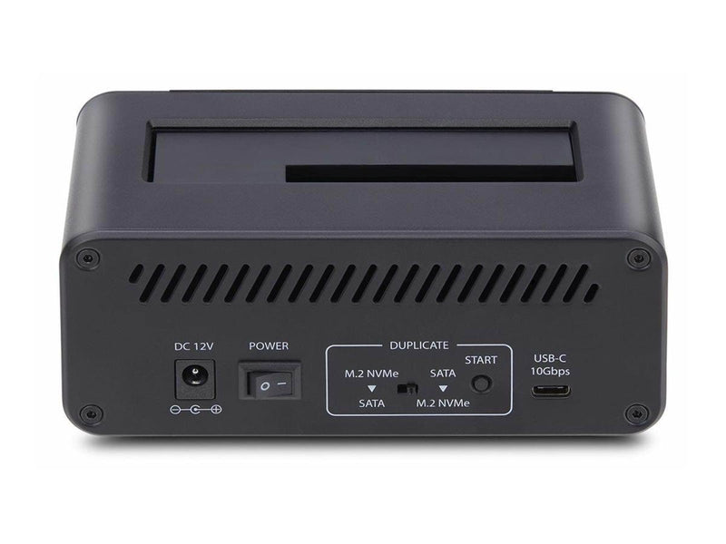 StarTech.com M.2 NVMe to 2.5/3.5" SATA Drive Duplicator Dual Bay Cloner - solid state / hard drive duplicator - TAA Compliant