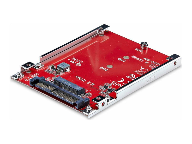 StarTech.com M.2 to U.3 Adapter For M.2 NVMe SSDs PCIe M.2 Drive to 2.5inch U.3 (SFF-TA-1001) Host Adapter/Converter TAA Compliant - 2.5" Drive Form Factor (1M25-U3-M2-ADAPTER)