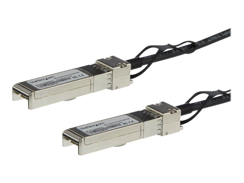 StarTech.com MSA Comp. SFP+ Direct-Attach Twinax Cable - 0.5 m (1.6 ft.) - 10GBase direct attach cable - 50 cm - black - Schwarz - 0.5m