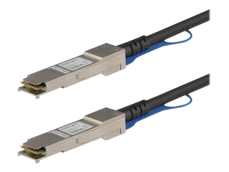 StarTech.com MSA Compliant QSFP+ Direct-Attach Twinax Cable - 3 m (10 ft) - 40 GbE - 40GBase direct attach cable - 3 m - black - Schwarz - 3m