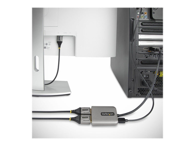 StarTech.com MST14DP122DP USB-Hubs - 2 - Grau