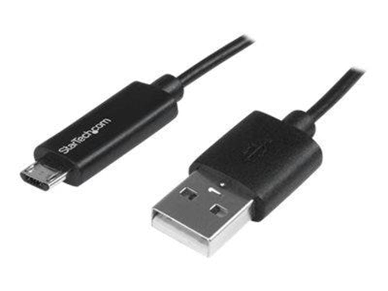 StarTech.com Micro-USB Cable with LED Charging Light - M/M - USB cable - 1 m