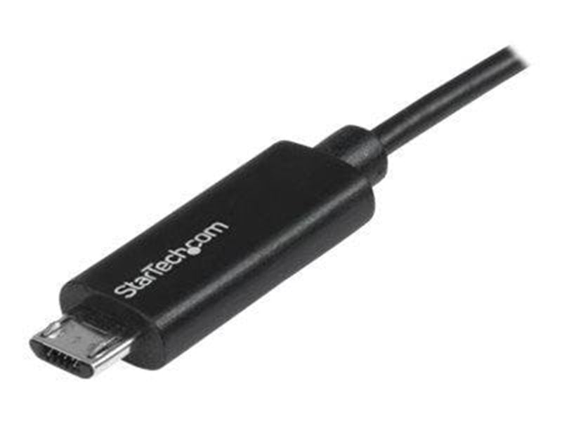 StarTech.com Micro-USB Cable with LED Charging Light - M/M - USB cable - 1 m
