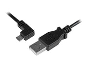 StarTech.com Micro-USB Charge-and-Sync Cable M/M - Left-Angle Micro-USB - USB cable - 50 cm