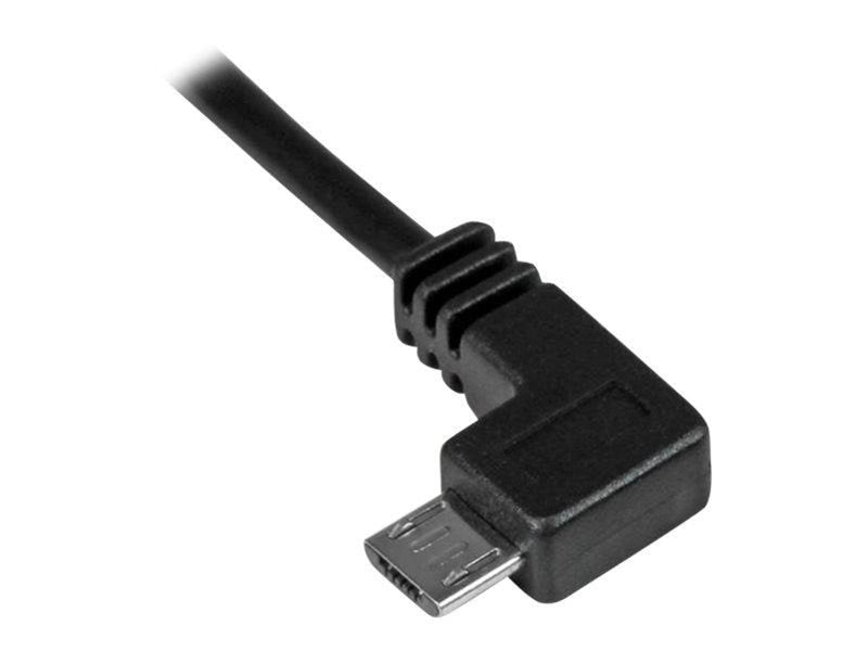 StarTech.com Micro-USB Charge-and-Sync Cable M/M - Left-Angle Micro-USB - USB cable - 50 cm