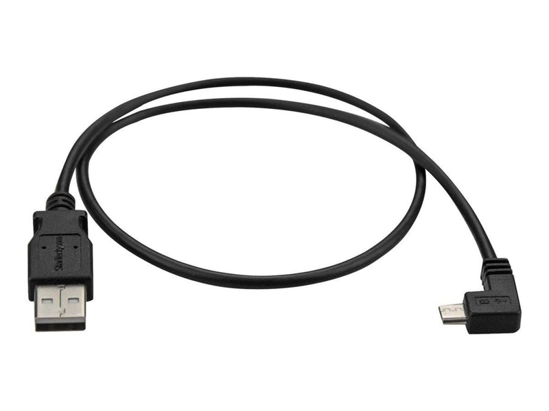 StarTech.com Micro-USB Charge-and-Sync Cable M/M - Right-Angle Micro-USB - USB cable - 50 cm