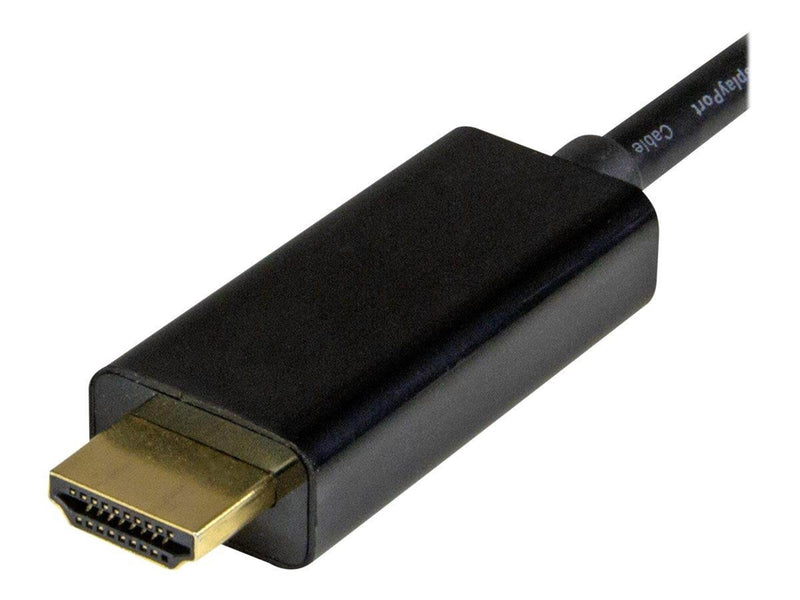 StarTech.com Mini DisplayPort to HDMI Adapter Cable - 3 m (10 ft) - 4K 30Hz - video cable - DisplayPort / HDMI - 3 m