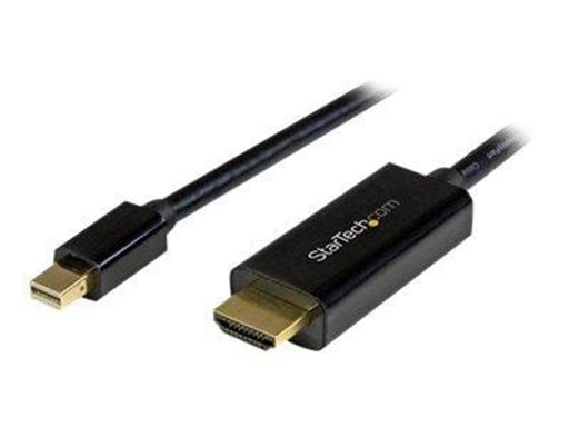 StarTech.com Mini DisplayPort to HDMI Adapter Cable - 3 m (10 ft) - 4K 30Hz - video cable - DisplayPort / HDMI - 3 m