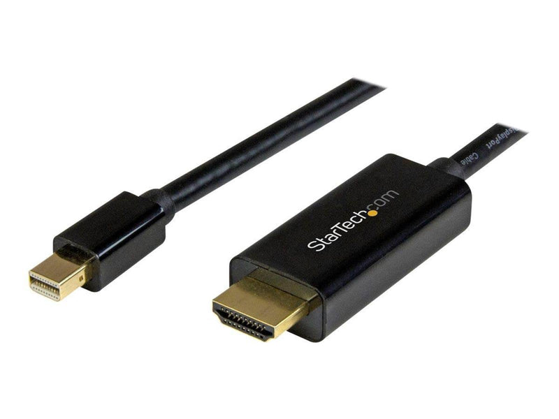 StarTech.com Mini DisplayPort to HDMI Adapter Cable - 5 m (15 ft) - 4K 30Hz - video cable - DisplayPort / HDMI - 5 m