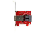 StarTech.com Mini-SAS Adapter - Dual SFF-8643 to SFF-8644 - 12Gbps - SAS internal to external panel