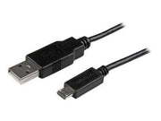 StarTech.com Mobile Auflade Sync USB zu Slim Mikro USB Kabel für Smartphones und Tablets