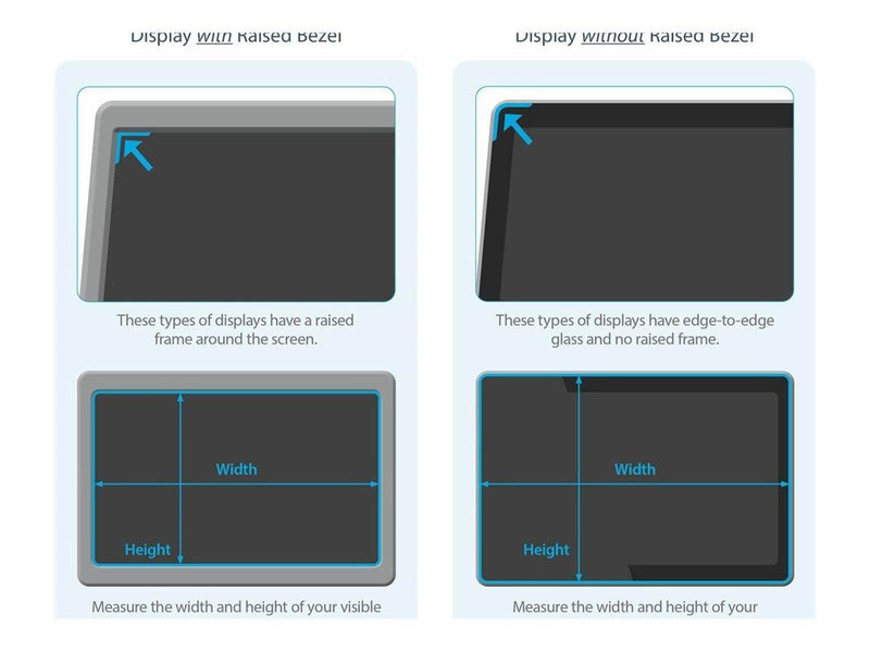 StarTech.com Monitor Privacy Screen for 23 inch PC Display Computer Screen