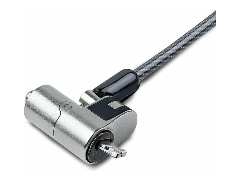 StarTech.com Nano Laptop Cable Lock 6ft (2m) Anti-Theft Keyed Lock Security Cable Locks Nano Slot Computers