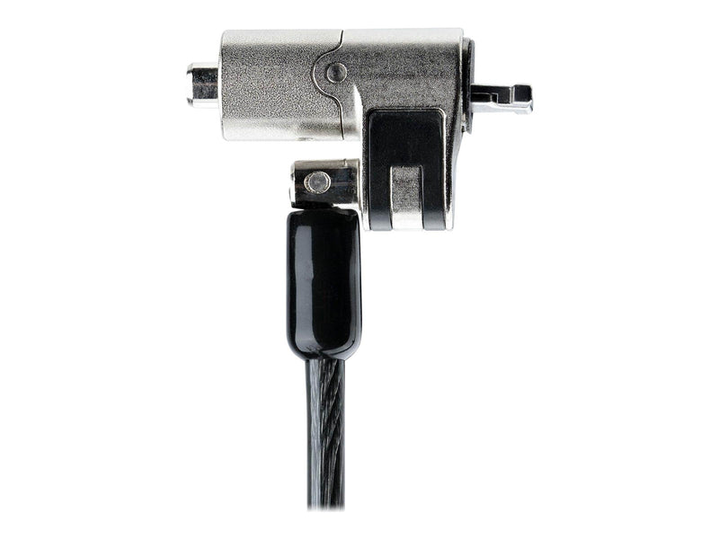 StarTech.com Nano Laptop Cable Lock 6ft (2m) Anti-Theft Keyed Lock Security Cable Locks Nano Slot Computers