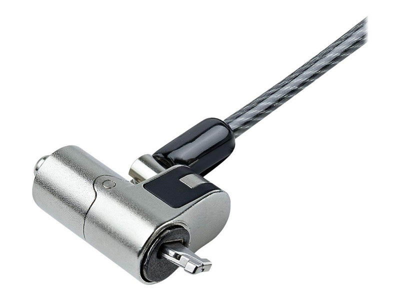 StarTech.com Nano Laptop Cable Lock 6ft (2m) Anti-Theft Keyed Lock Security Cable Locks Nano Slot Computers