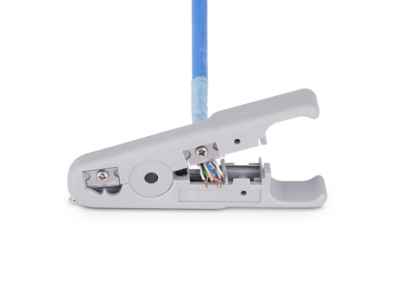 StarTech.com Network Cable Stripper and Cutter Professional Wire Stripper for UTP/FTP/STP/Coax Cables