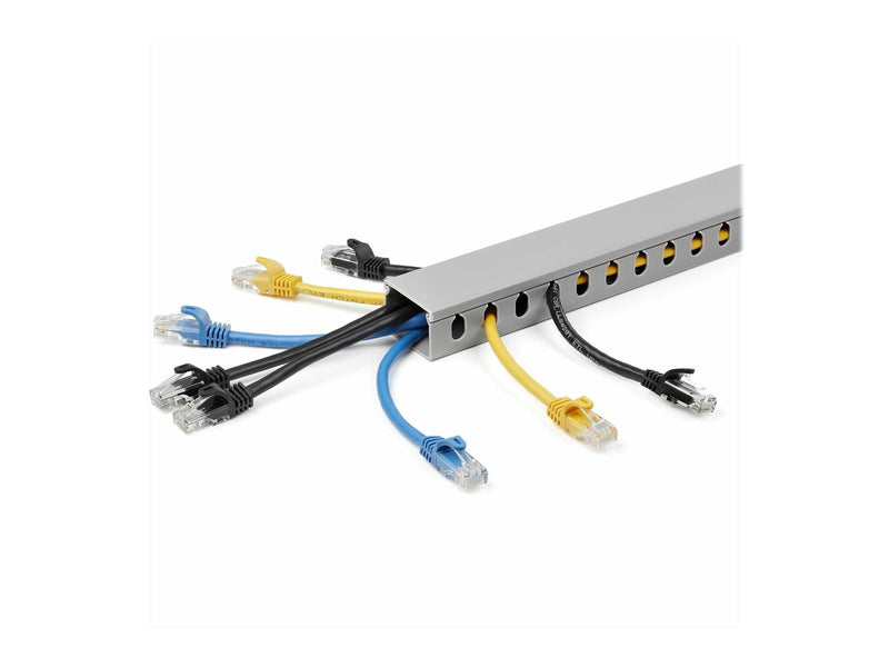 StarTech.com Open Slot Cable Management Raceway with Cover 2 m