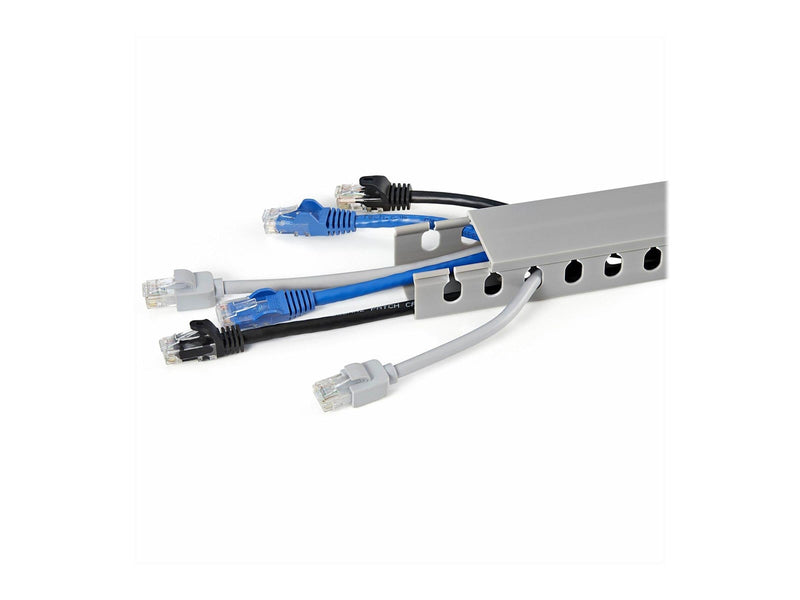StarTech.com Open Slot Cable Management Raceway with Cover 2 m