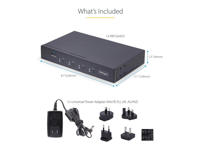 StarTech.com P4A20132-KM-SWITCH