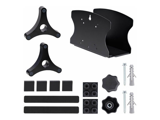 StarTech.com PC Wall Mount Bracket For Desktop Computers Up To 40lb Toolless Width Adjustment 1.9-7.8in (50-200mm) Heavy-Duty Steel CPU Tower/Case Shelf/Holder